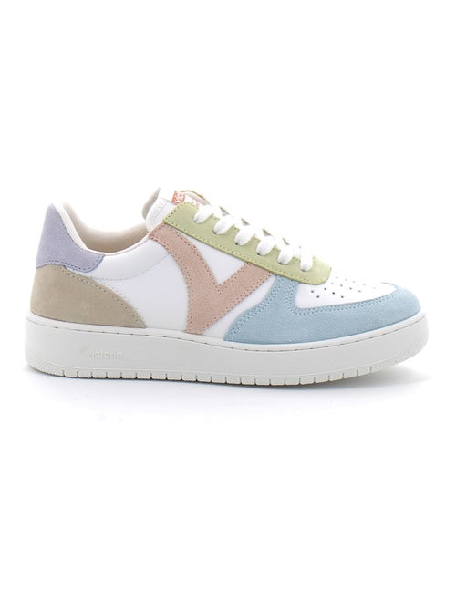 Baskets Basses Multicolores à Lacets Pour Femme - Kiabi