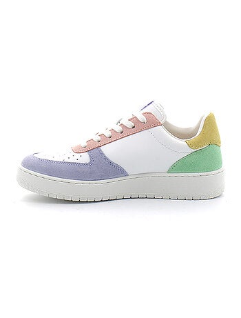 Baskets Basses Multicolores à Lacets Pour Femme