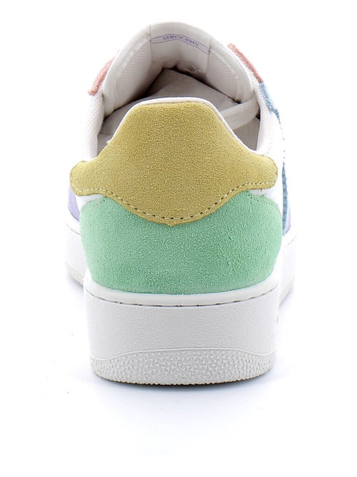 Baskets Basses Multicolores à Lacets Pour Femme - Kiabi