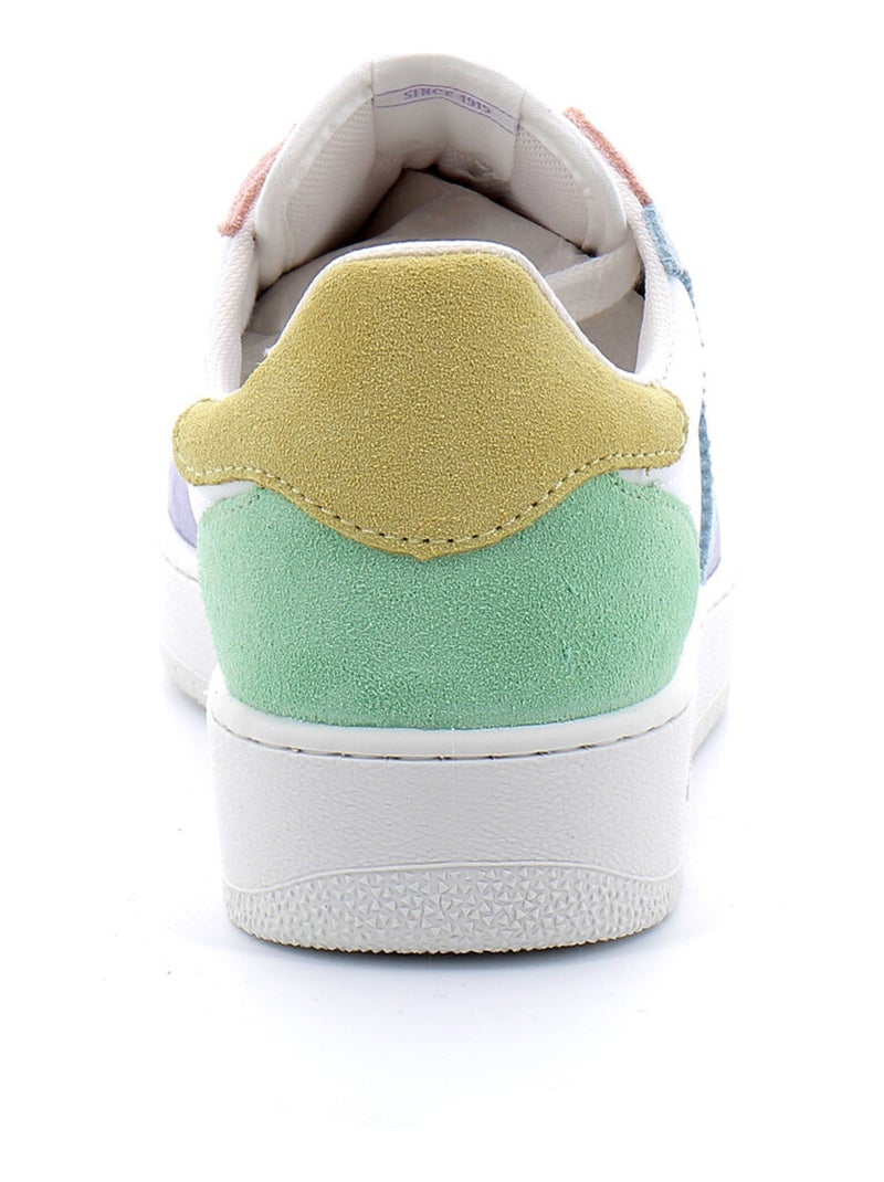 Baskets Basses Multicolores à Lacets Pour Femme Violet - Kiabi