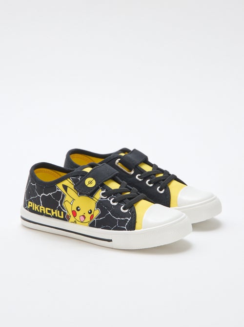 Baskets basses 'Pikachu' en toile - Kiabi
