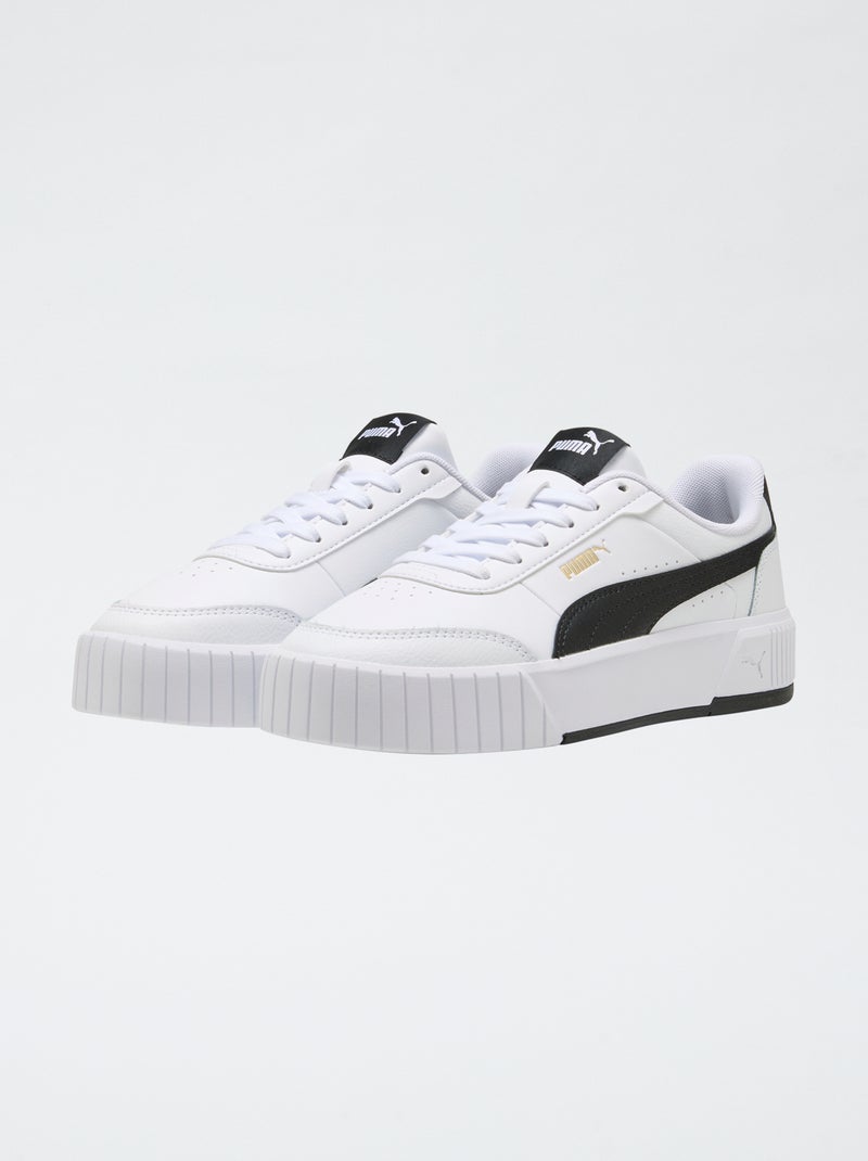 Baskets basses 'PUMA' à lacets Blanc - Kiabi