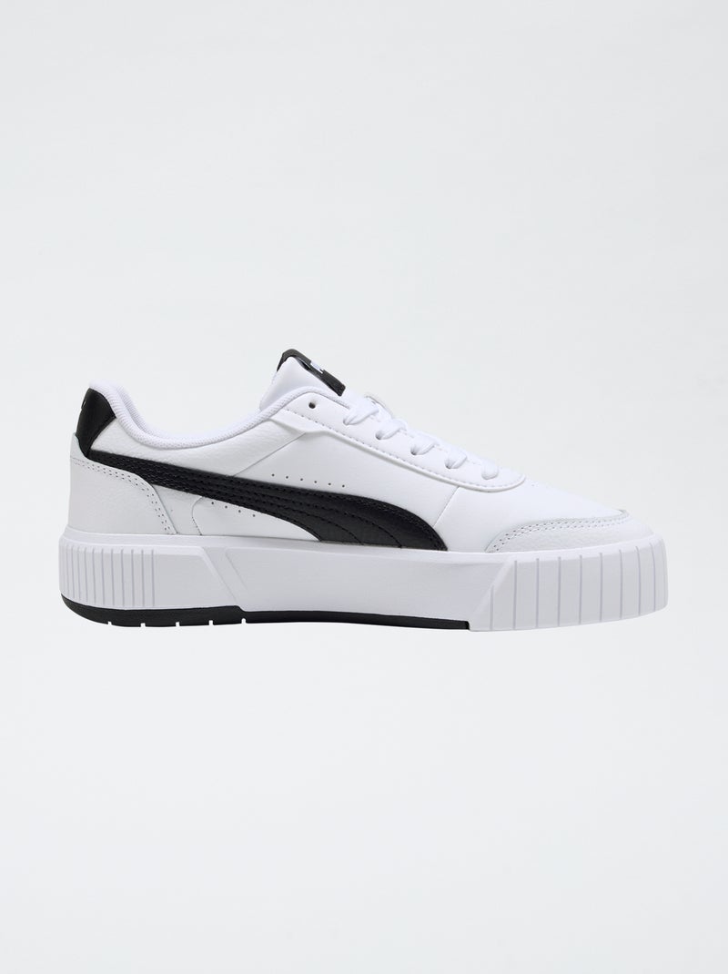 Baskets basses 'PUMA' à lacets Blanc - Kiabi