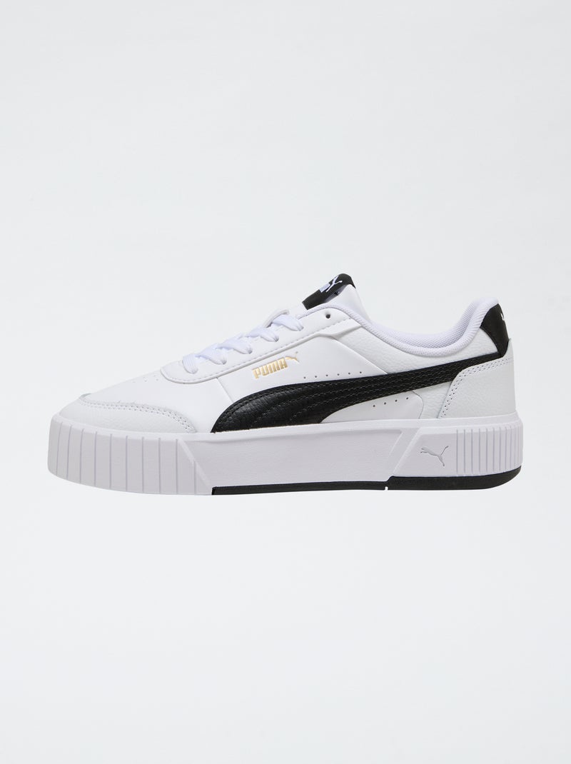Baskets basses 'PUMA' à lacets Blanc - Kiabi