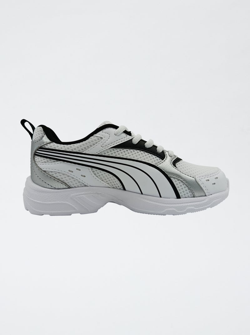 Baskets basses 'PUMA' à lacets Blanc - Kiabi