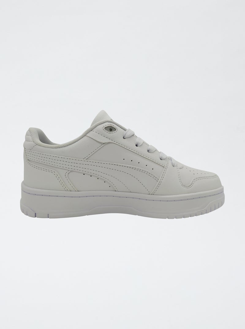 Baskets basses 'PUMA' à lacets Blanc - Kiabi