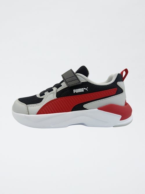 Baskets basses 'PUMA' à lacets et scratchs - Kiabi