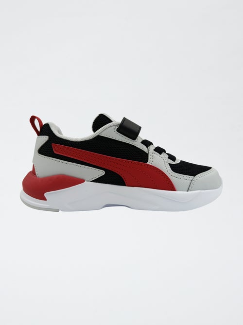 Baskets basses 'PUMA' à lacets et scratchs - Kiabi