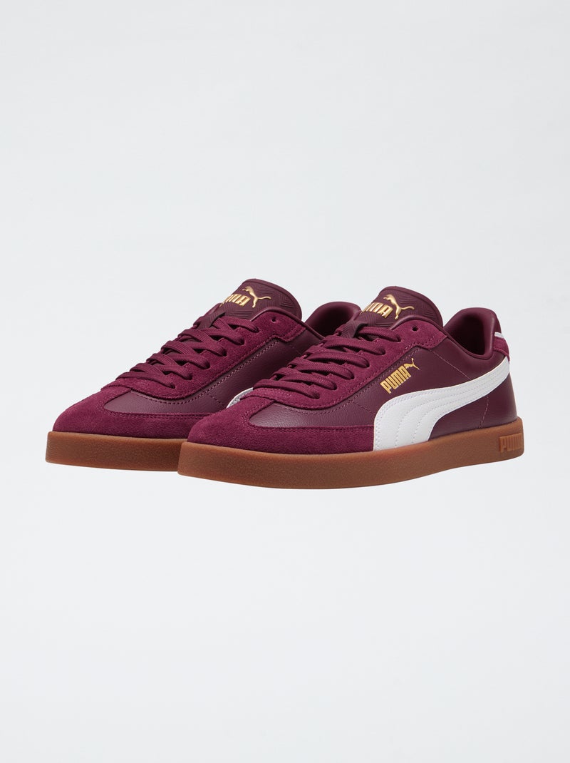 Baskets basses 'PUMA' à lacets Rouge - Kiabi