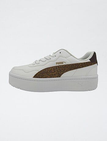 Baskets basses 'Puma' avec imprimé léopard