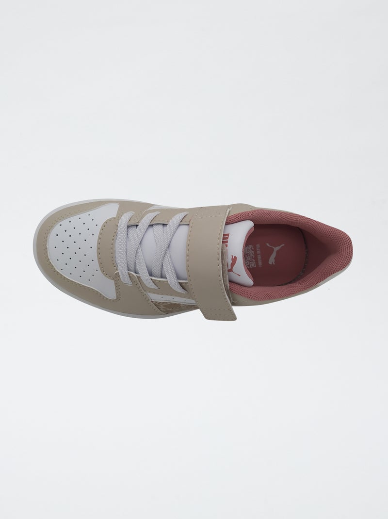 Baskets basses 'Puma' Beige - Kiabi