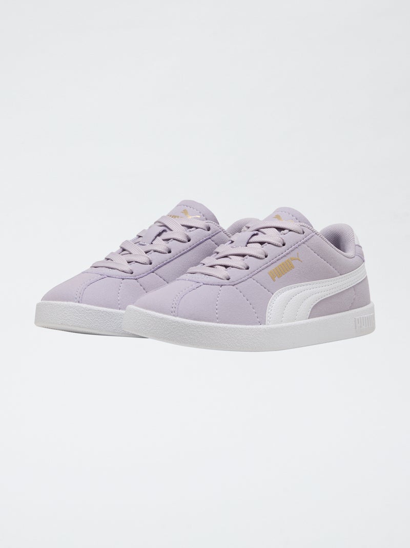 Baskets basses 'PUMA' en suédine Violet - Kiabi