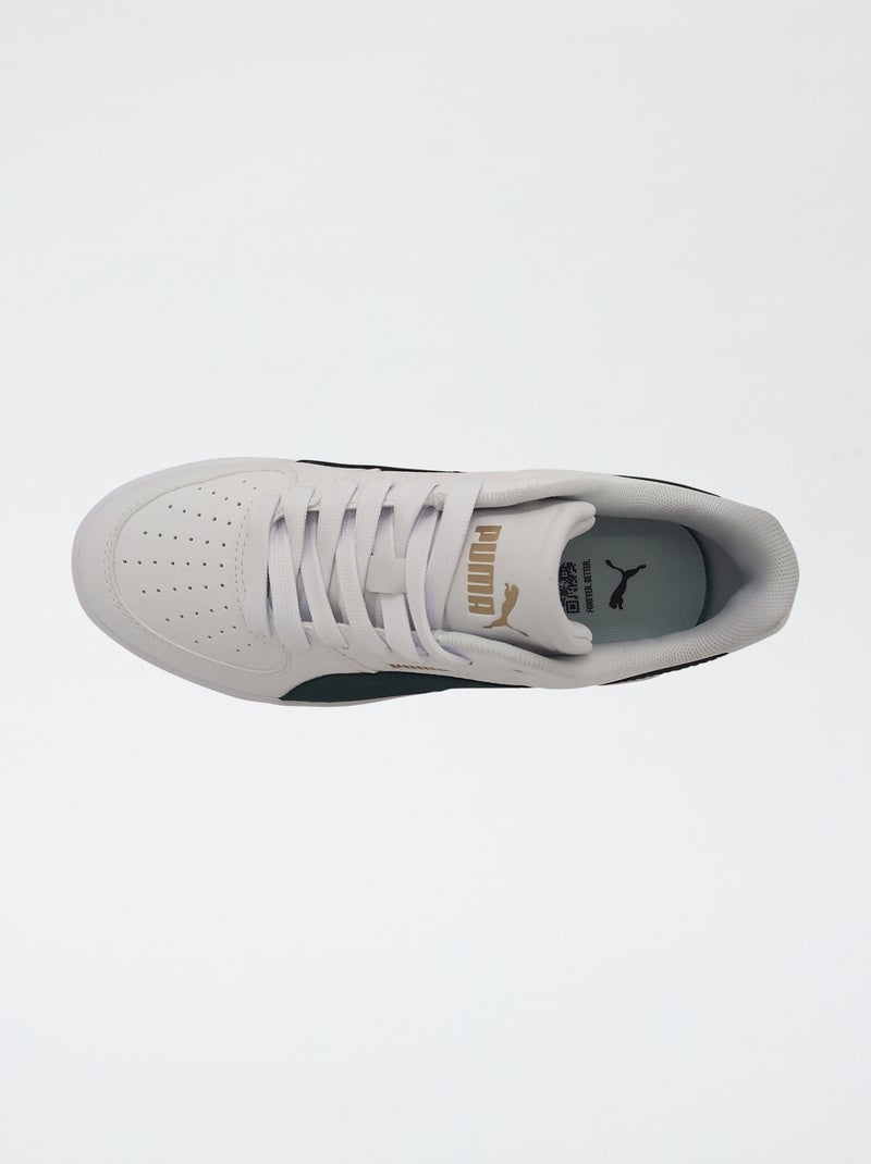 Baskets basses 'PUMA' lacets et scratchs Vert - Kiabi