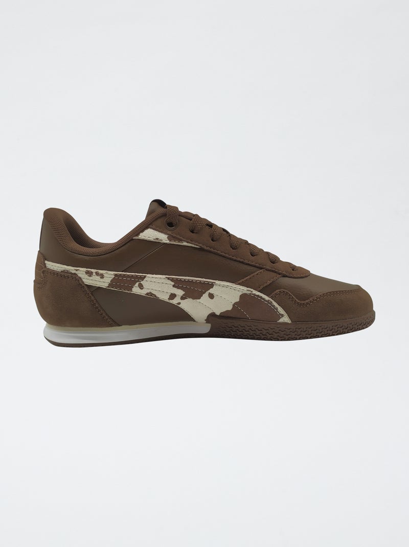 Baskets basses 'Puma' Marron - Kiabi