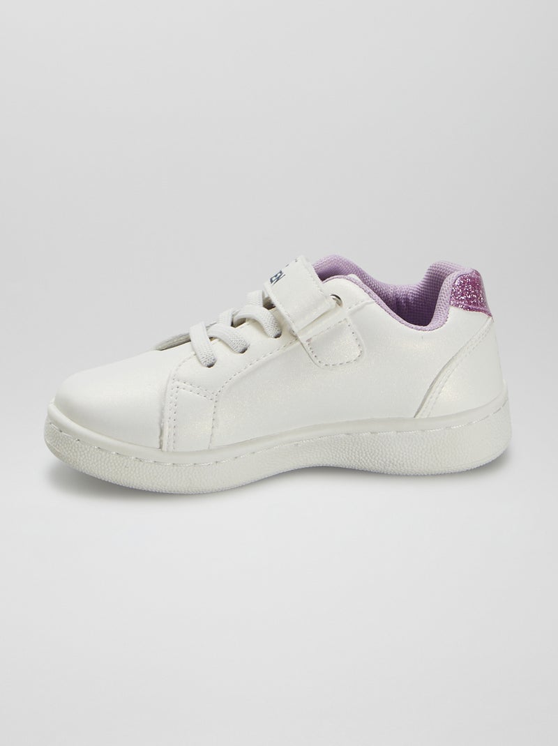 Baskets basses 'Reine des Neiges' Blanc - Kiabi