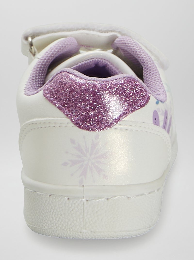 Baskets basses 'Reine des Neiges' Blanc - Kiabi