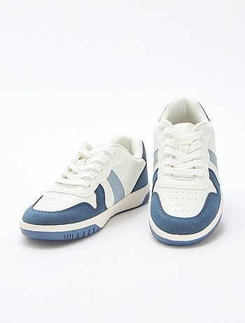 Baskets basses renforcées tricolore