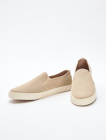 Baskets basses slip-on en mesh