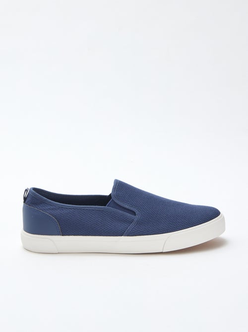 Baskets basses slip-on en mesh - Kiabi