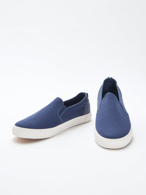 Baskets basses slip-on en mesh - Kiabi