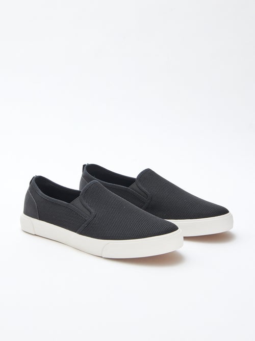 Baskets basses slip-on en mesh - Kiabi