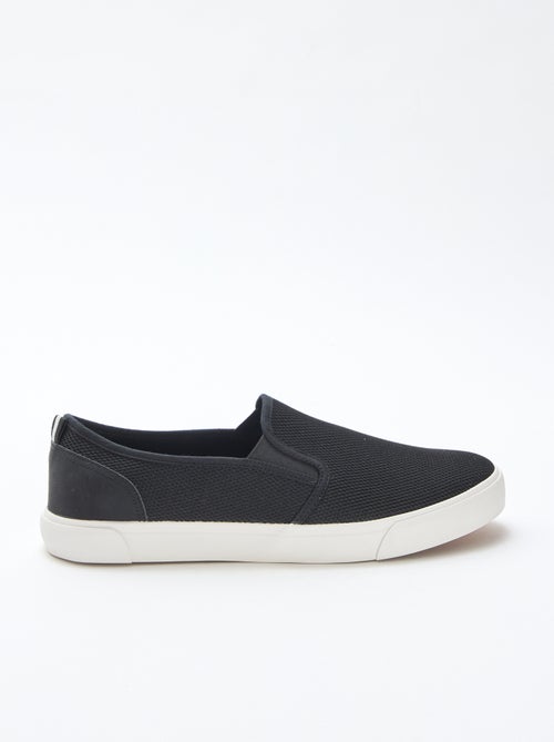 Baskets basses slip-on en mesh - Kiabi