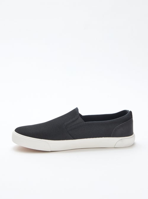 Baskets basses slip-on en mesh - Kiabi