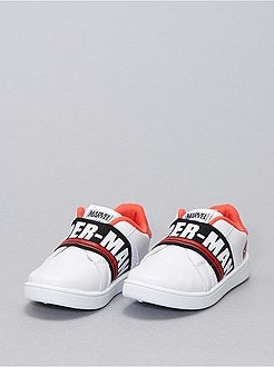 Baskets basses 'Spider-Man' 'Marvel' sans lacets - Kiabi