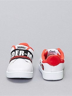 Baskets basses 'Spider-Man' 'Marvel' sans lacets - Kiabi
