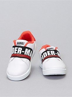Baskets basses 'Spider-Man' 'Marvel' sans lacets - Kiabi