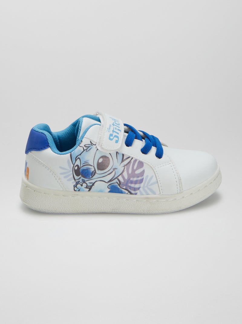 Baskets basses 'Stitch' Blanc - Kiabi