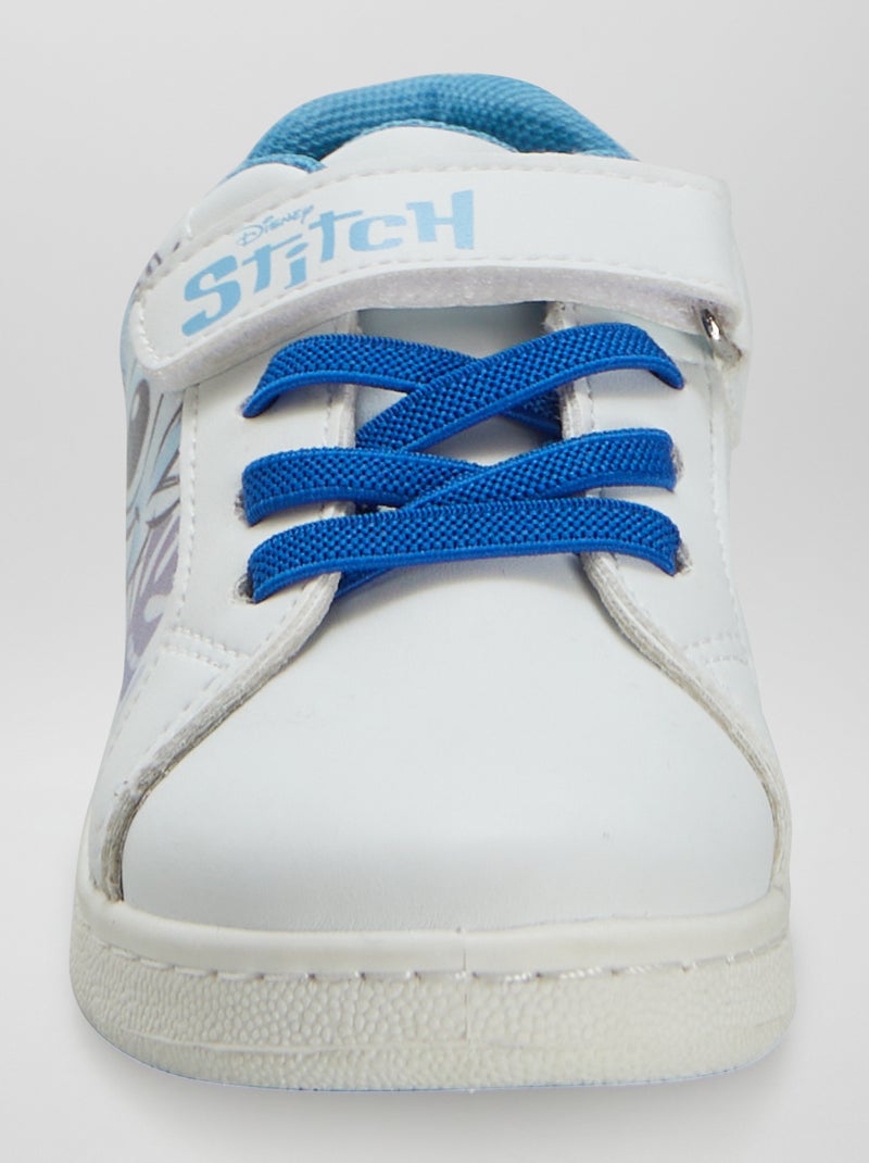 Baskets basses 'Stitch' Blanc - Kiabi
