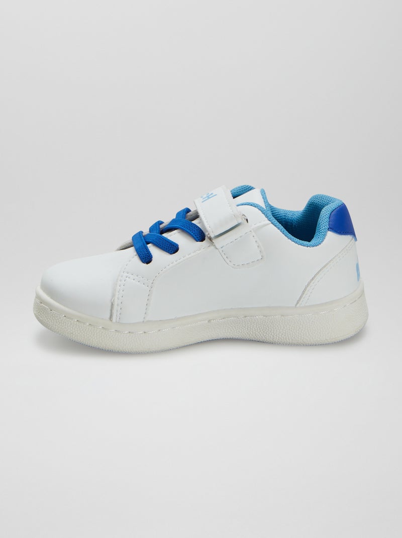 Baskets basses 'Stitch' Blanc - Kiabi