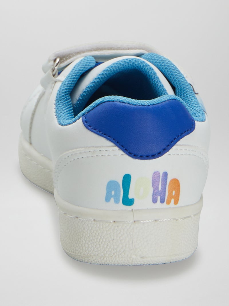 Baskets basses 'Stitch' Blanc - Kiabi