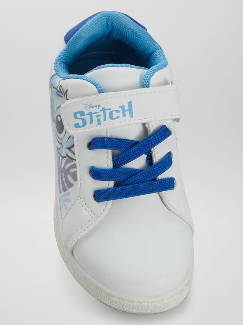 Baskets basses 'Stitch' Blanc - Kiabi