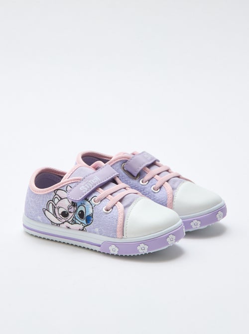 Baskets basses 'Stitch' en toile - Kiabi
