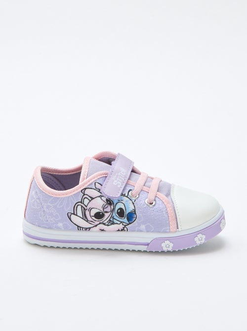 Baskets basses 'Stitch' en toile - Kiabi