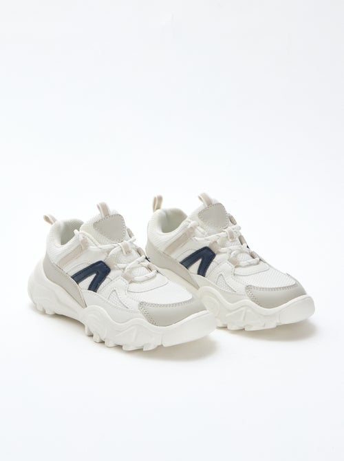 Baskets basses style running - Kiabi