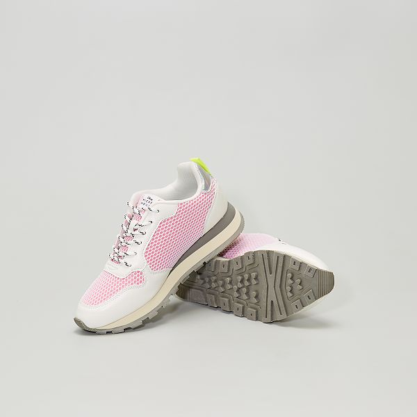 Baskets basses type sport 'Minnie' 'Disney' femme - blanc - Kiabi - 28,00€