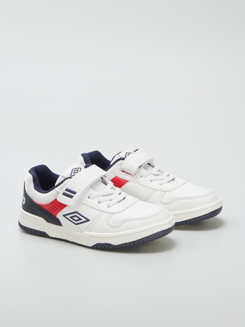 Baskets basses 'Umbro' 'Um Ovida Vlc' Blanc/bleu marine - Kiabi