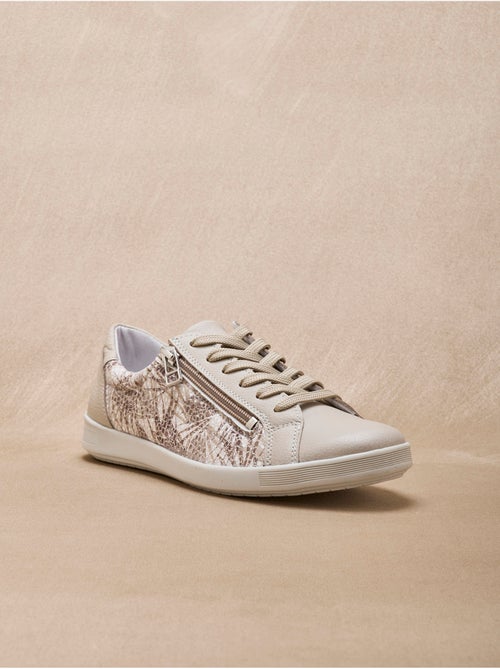 Baskets basses zippées et lacées - PEDICONFORT - Kiabi