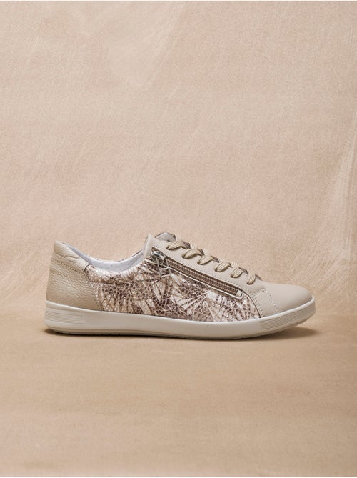 Baskets basses zippées et lacées - PEDICONFORT - Kiabi