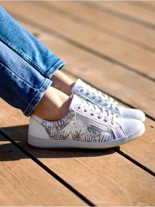 Baskets basses zippées et lacées - PEDICONFORT - Kiabi