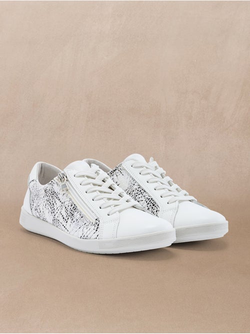 Baskets basses zippées et lacées - PEDICONFORT - Kiabi