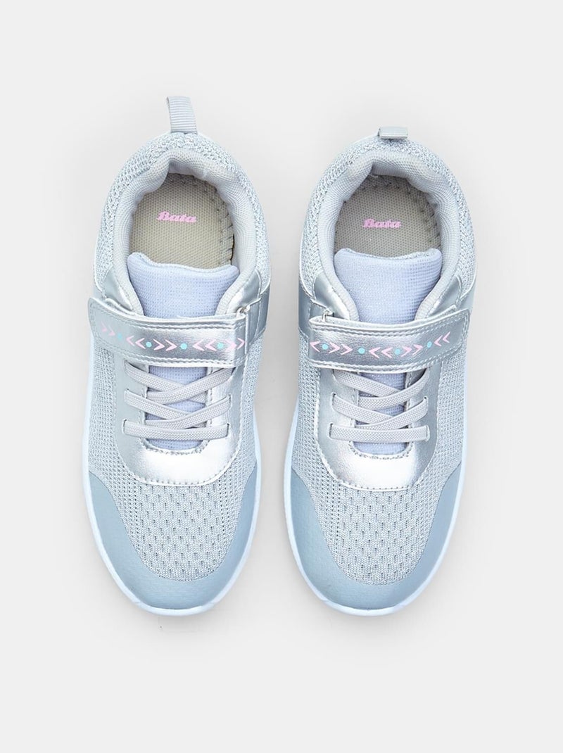 Baskets BATA confortables Argent - Kiabi