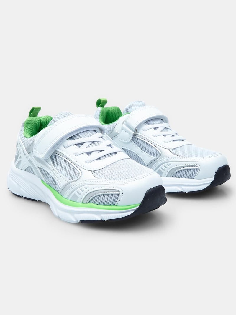 Baskets BATA confortables Blanc Argenté - Kiabi