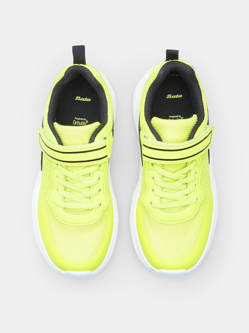 Baskets bata confortables Jaune - Kiabi