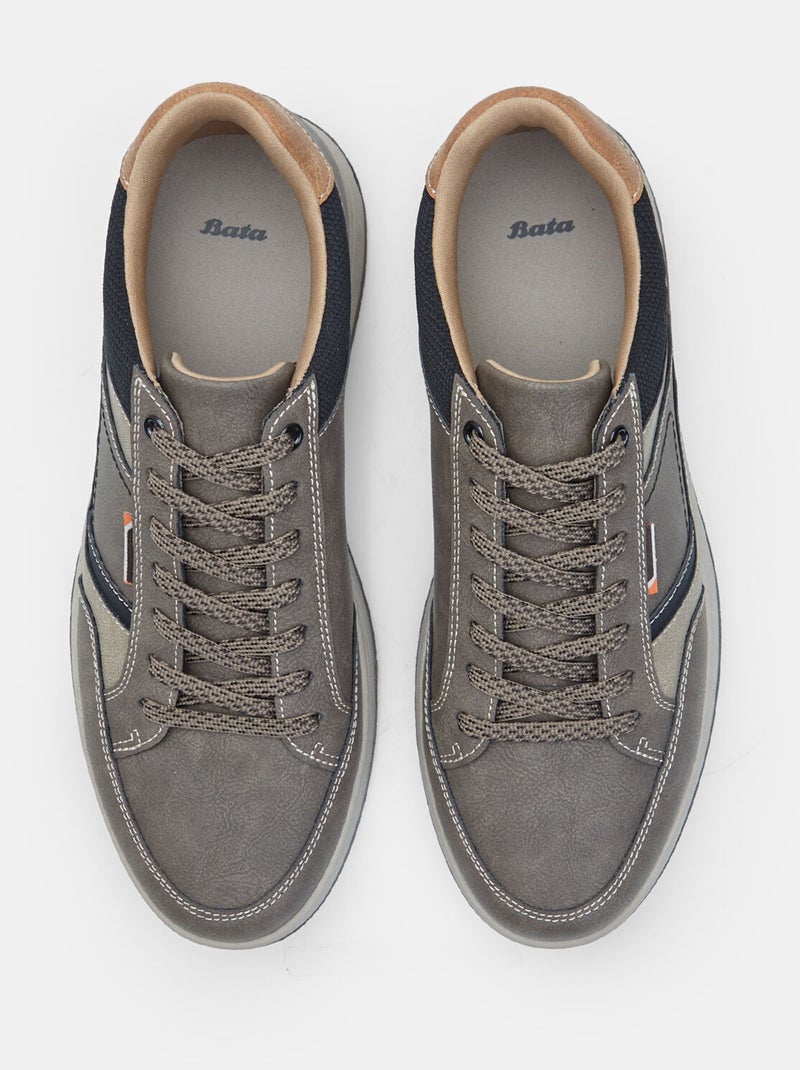 Baskets  BATA Taupe - Kiabi