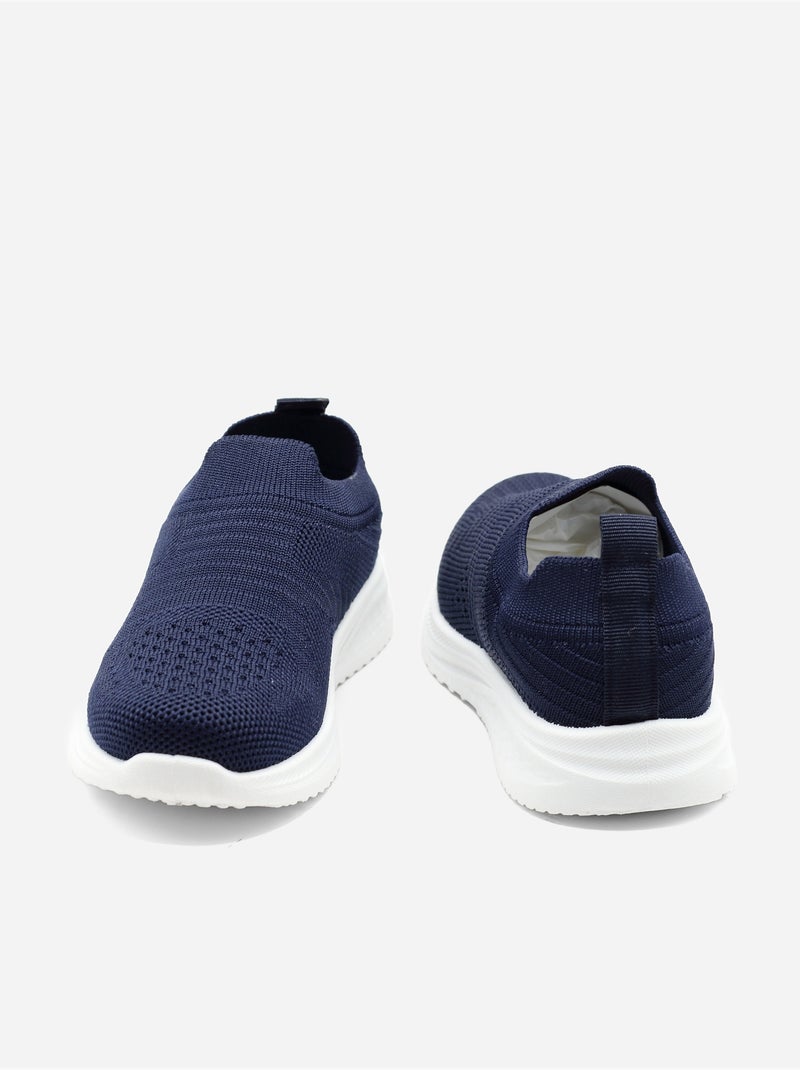 Baskets Bébé à enfiler Bleu foncé - Kiabi