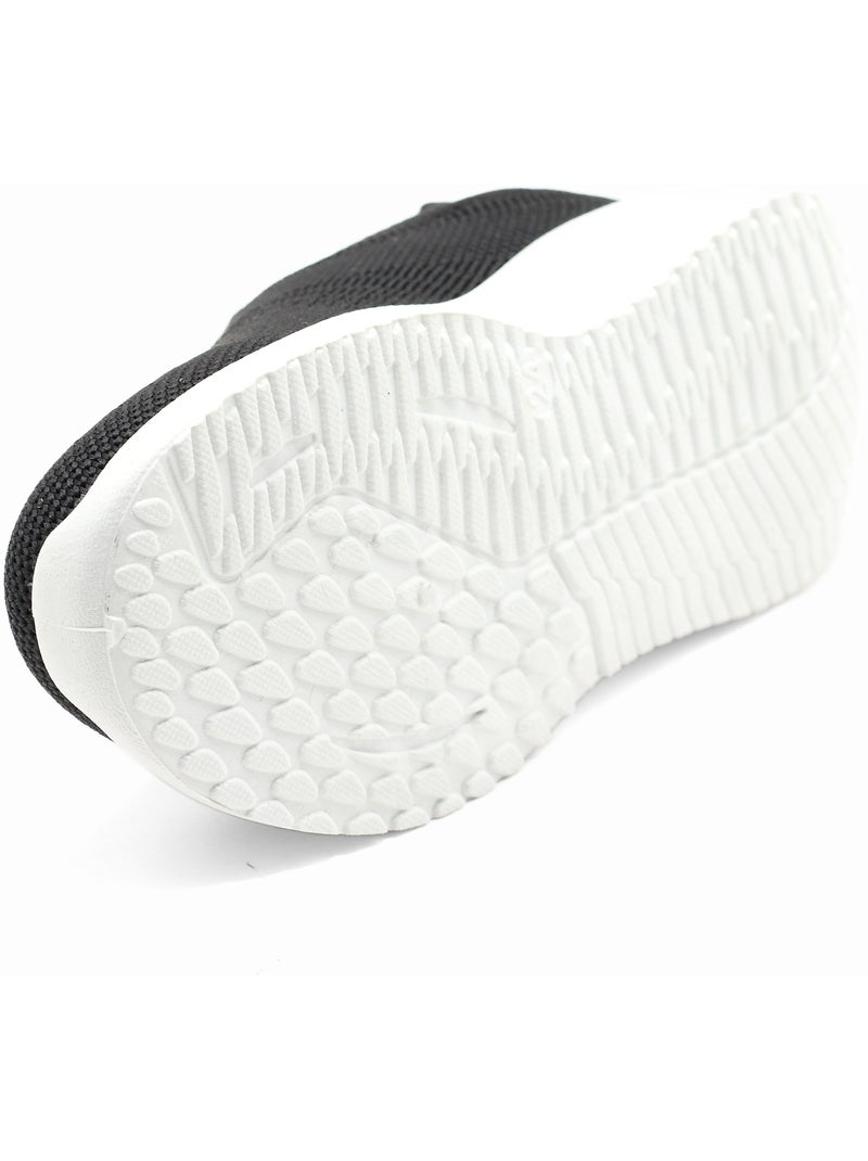 Baskets Bébé à enfiler Noir Blanc - Kiabi